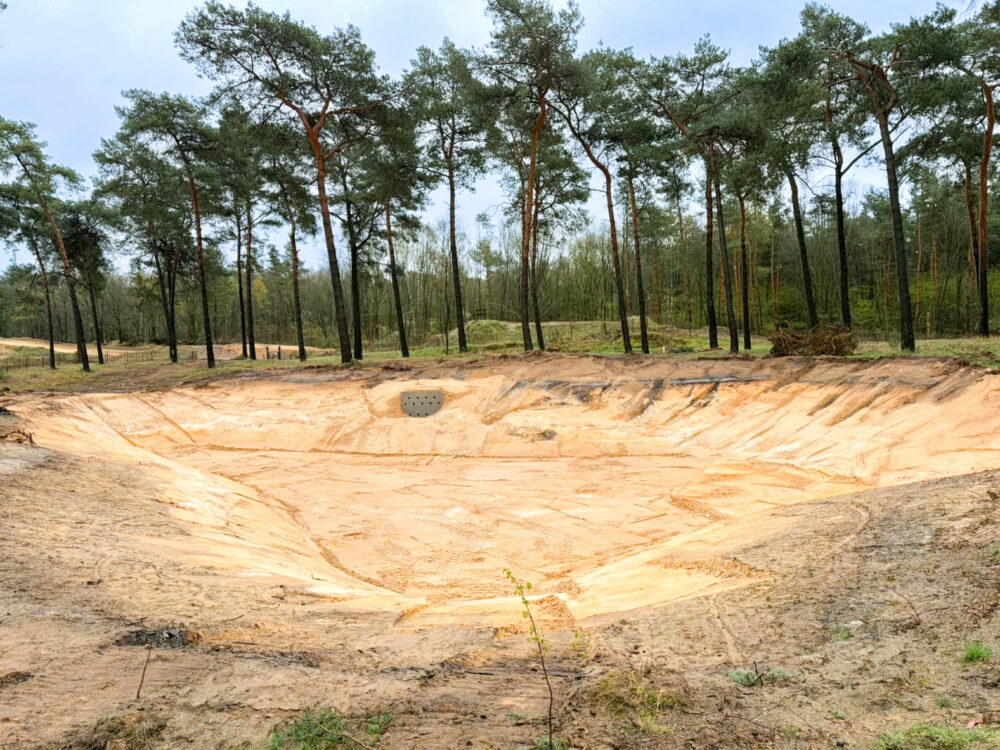 Aanleg waterberging en poelen Deurne