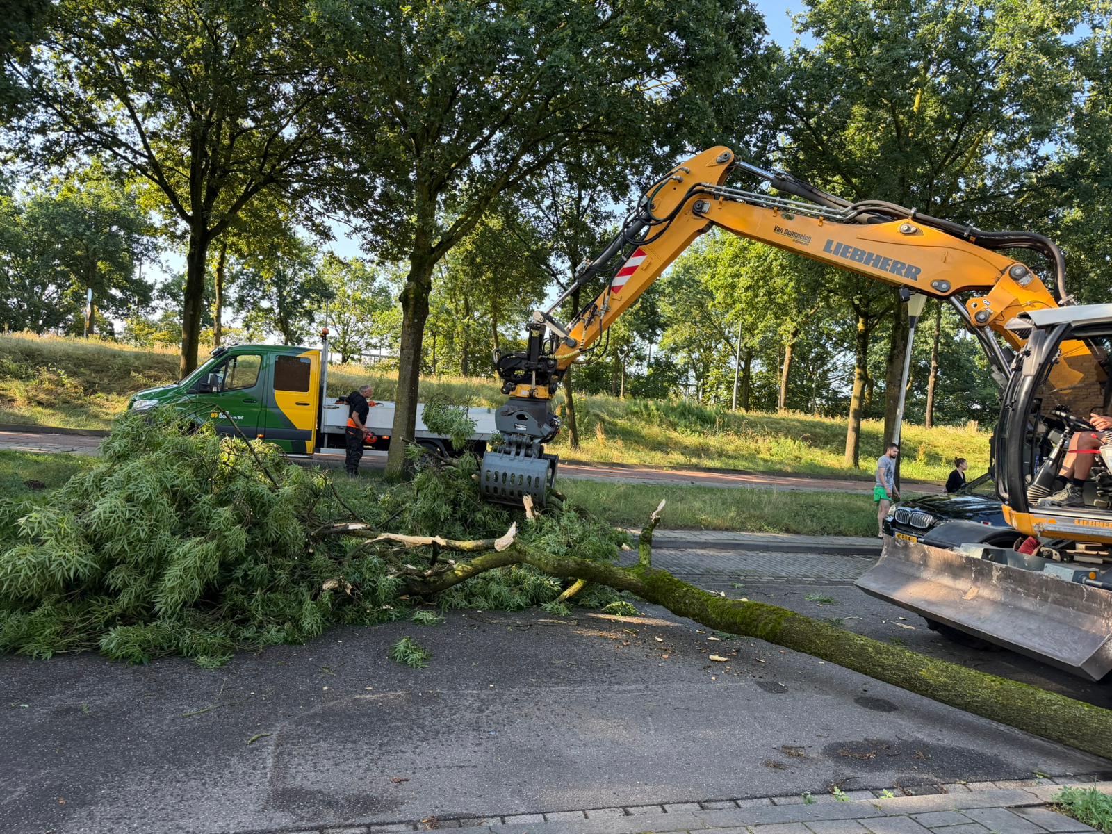 Calamiteitendienst na stormschade